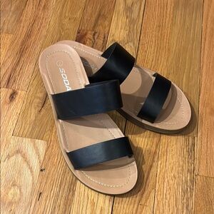 Soda Women's Black Sandals